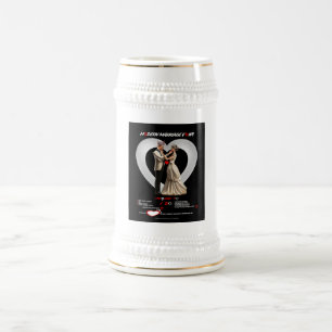 Caneca De Cerveja Vistas do Casamento Moderno