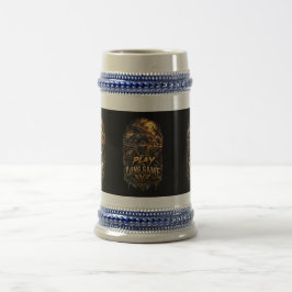 Caneca De Cerveja VLLC Play The Long Game Motivation Crocodile Graph