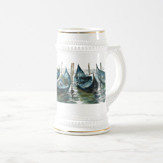 Caneca De Cerveja Watercolor Venice