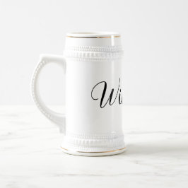 Caneca De Cerveja Wingman Wedding-Party-Black Tie Solteiro