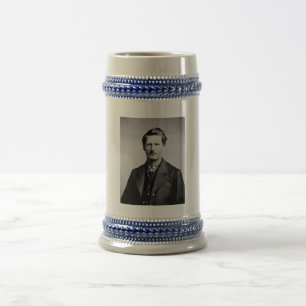 Caneca De Cerveja Wyatt Earp: Oficial, Pistoleiro, Dono de Saloon