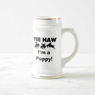Caneca De Cerveja Yee Haw, sou uma camiseta e presentes