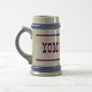 Caneca De Cerveja Yom Kippur & Star -
