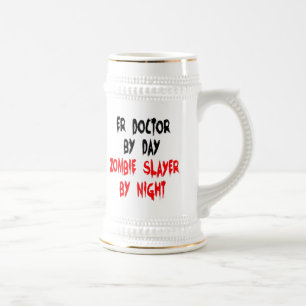 Caneca De Cerveja Zombie Slayer ER Doctor