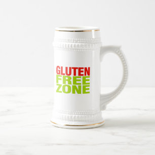 Caneca De Cerveja Zona Livre de Glúten (doença celíaca)