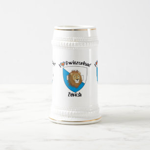 Caneca De Cerveja Zurique Suíça Suisse Svizzera taça