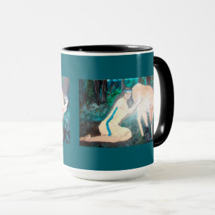 Caneca de cervo domesticado