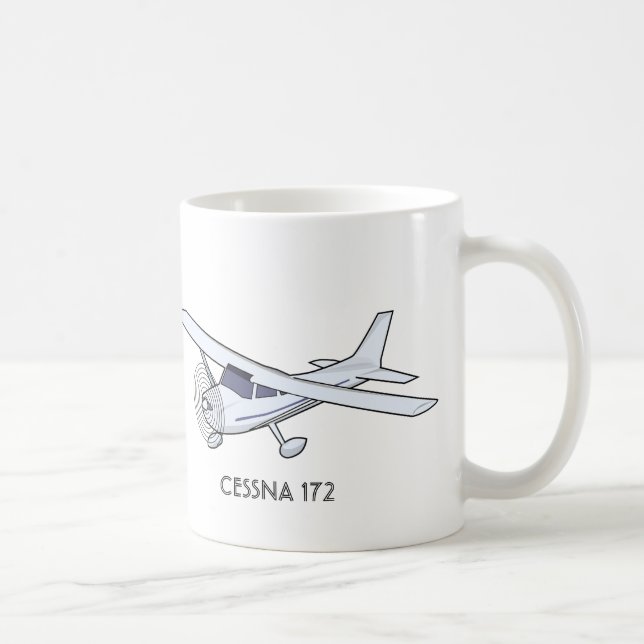Caneca de Cessna 172 (Direita)