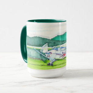 Caneca de Cessna 182 Pano