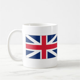 Caneca de Chá / Café Bandeira Britânica Deus Salve