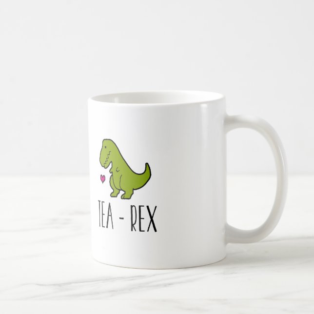 Caneca de chá T-Rex (Direita)