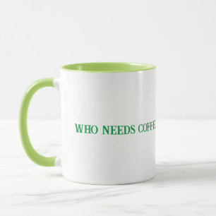 Caneca de chá verde