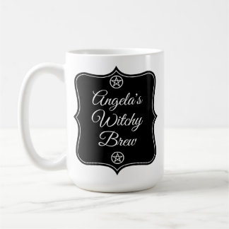 Caneca de Chá Witchy com Nome Personalizado | Café