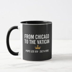 Caneca De Chicago Ao Papa Vaticano Leo 267º