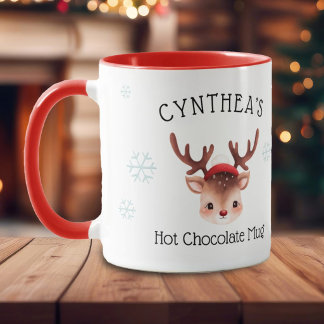 Caneca de Chocolate Quente Personalizada Rena para