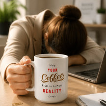 Caneca de Citação de Café Engraçada
