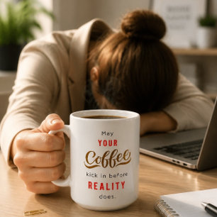 Caneca de Citação de Café Engraçada