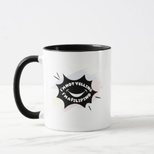 Caneca de Citação Engraçada Pinoy Orgulhosamente F