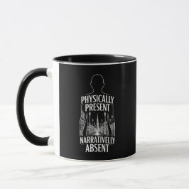 Caneca de Citação Fisicamente Presente Narrativame
