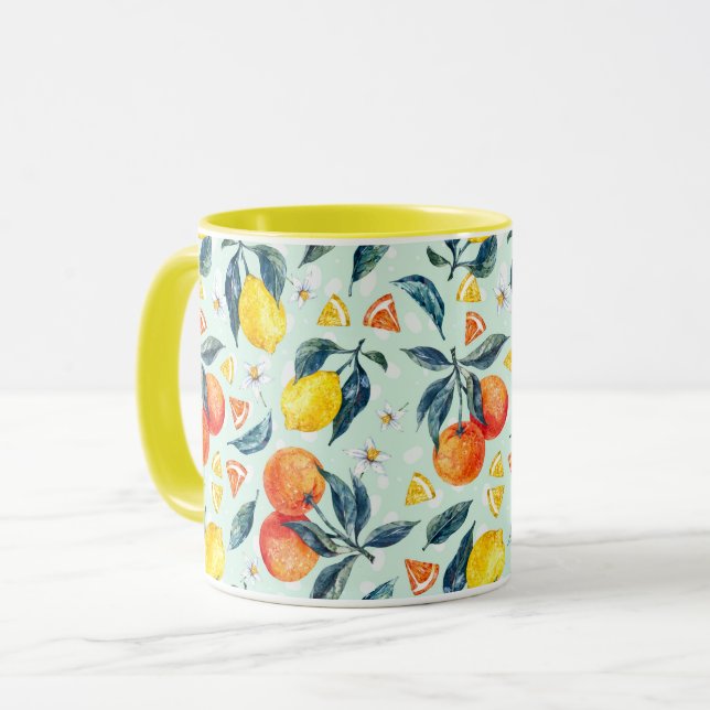 Caneca de citros (Frente Esquerda)
