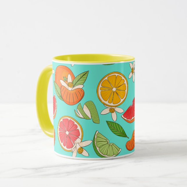 Caneca de citros (Frente Esquerda)