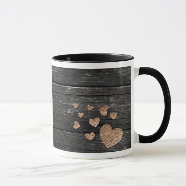 Caneca de cobre dos corações (Direita)