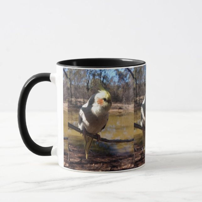 Caneca de Cockatiel (Esquerda)