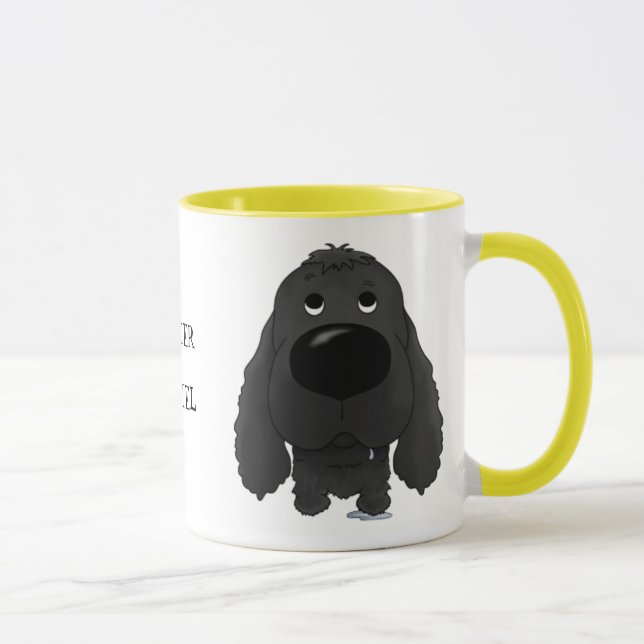 Caneca de cocker spaniel (Direita)