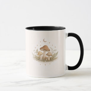 Caneca de Cogumelo Cottagecore – Café Estético de 