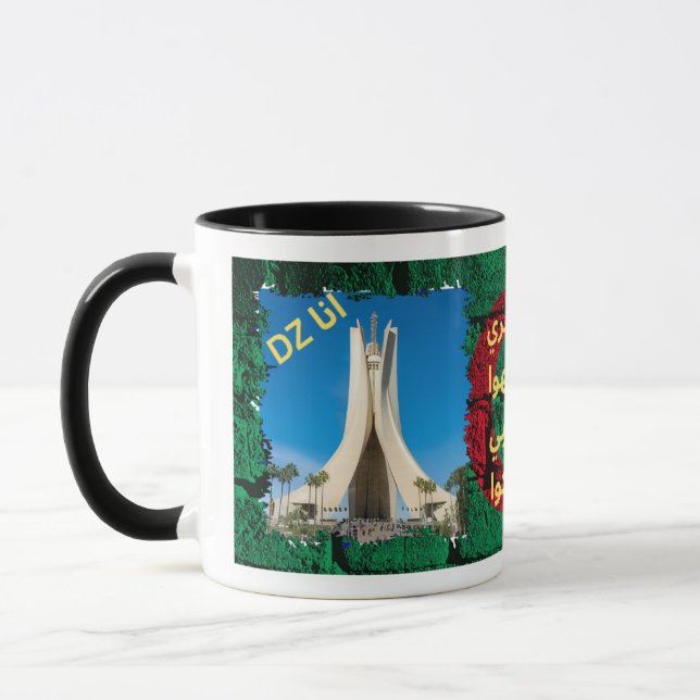 Caneca de Colagem de Fotos Personalizadas com a Ba (Esquerda)