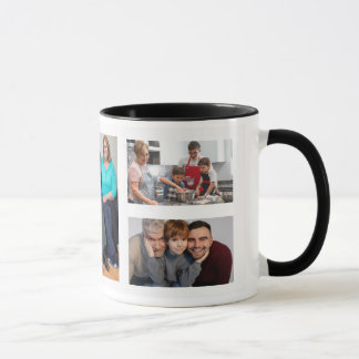Caneca de Colagem de Fotos, Presente de Café Perso