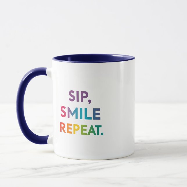 Caneca de Combo 'Beba, Sorria, Repita' - Caneca 33 (Esquerda)