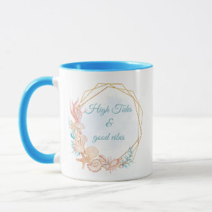 Caneca de Conchas Marinhas de Marés Altas e Boas V