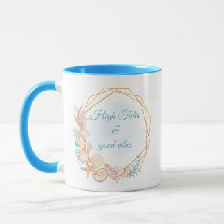 Caneca de Conchas Marinhas de Marés Altas e Boas V