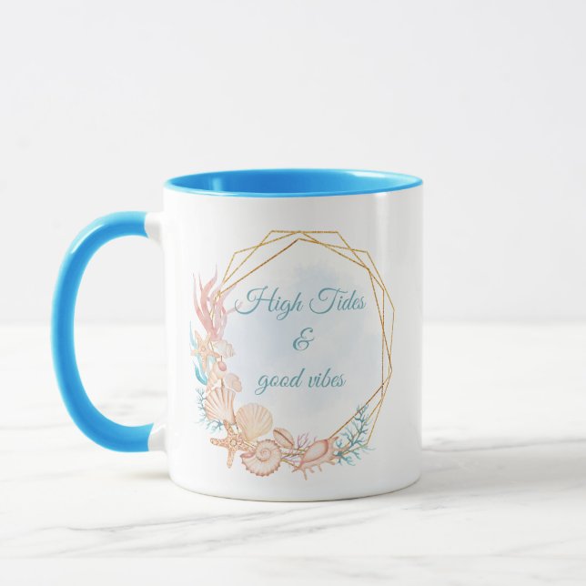 Caneca de Conchas Marinhas de Marés Altas e Boas V (Esquerda)