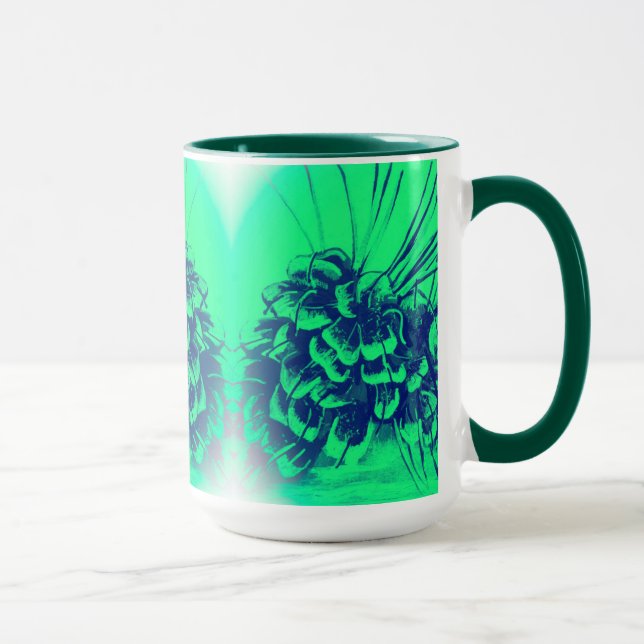 Caneca de Cone de Pinheiro Verde (Direita)