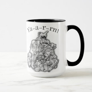 Caneca de confecção de malhas dos piratas