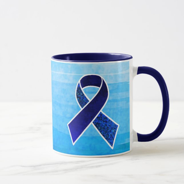 Caneca de conscientização da síndrome da fadiga cr (Direita)