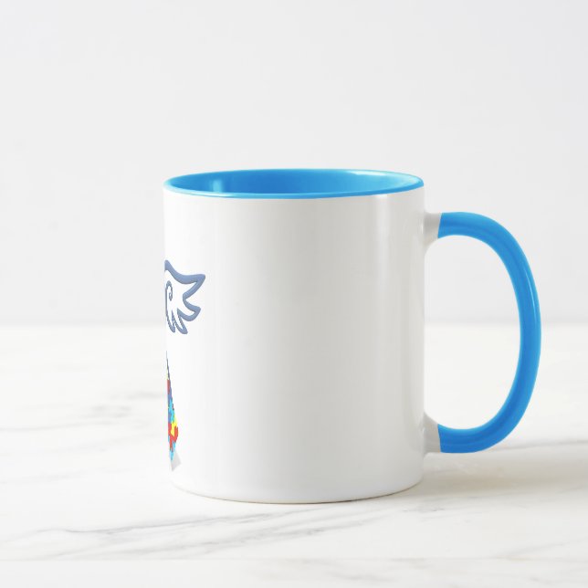 Caneca de Conscientização do Autismo (Direita)