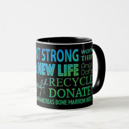 Caneca de Conscientização sobre Doação de Órgãos T