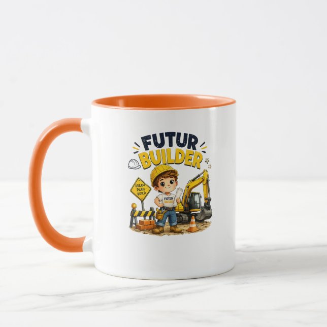 Caneca de Construtor Fofinho Futuro (Esquerda)