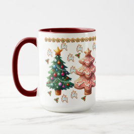 caneca de Cookies de Natal