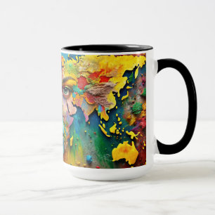 Caneca de cor de água
