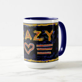 Caneca de Coração Louca