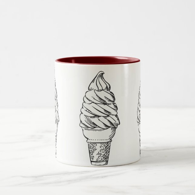 Caneca de creme de Vanilla Ice (Centro)