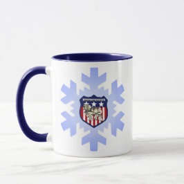 Caneca de creme do Natal
