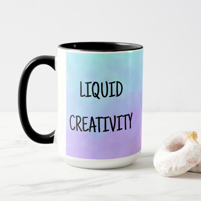 Caneca de Criatividade Líquida (Com Donut)