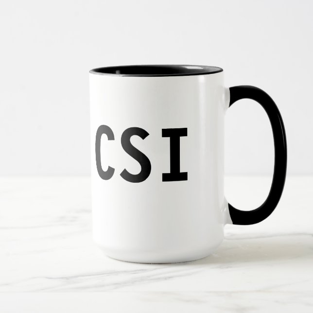 Caneca de CSI (Direita)
