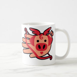 Caneca de Cupig do Cupido do porco