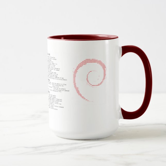Caneca de Debian (Direita)